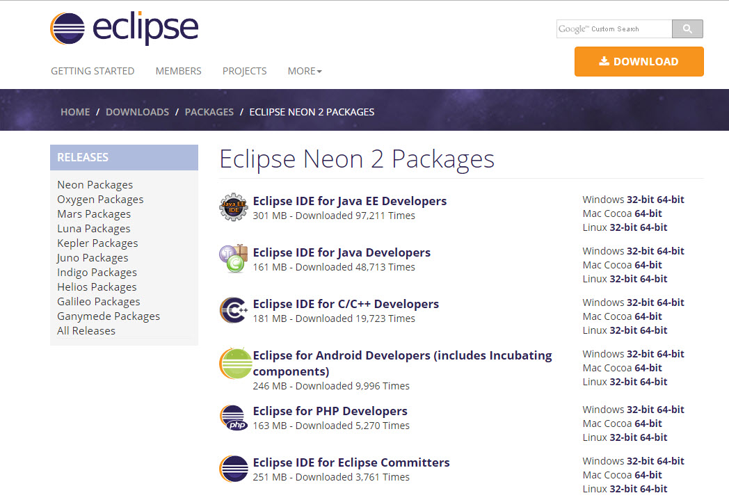 Eclipse Oxygen 2 Download Mac